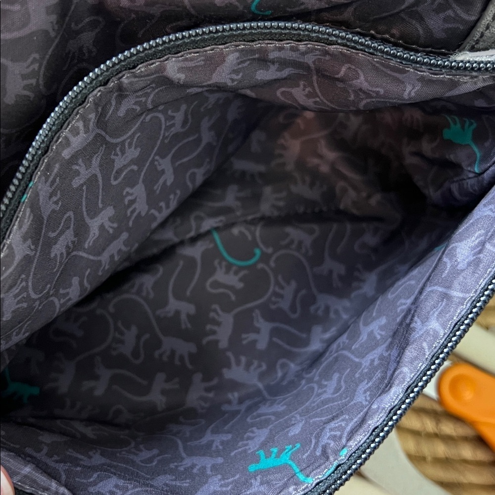 Kipling Crossbody Bag Leather Metallic Gray - Picture 15 of 16